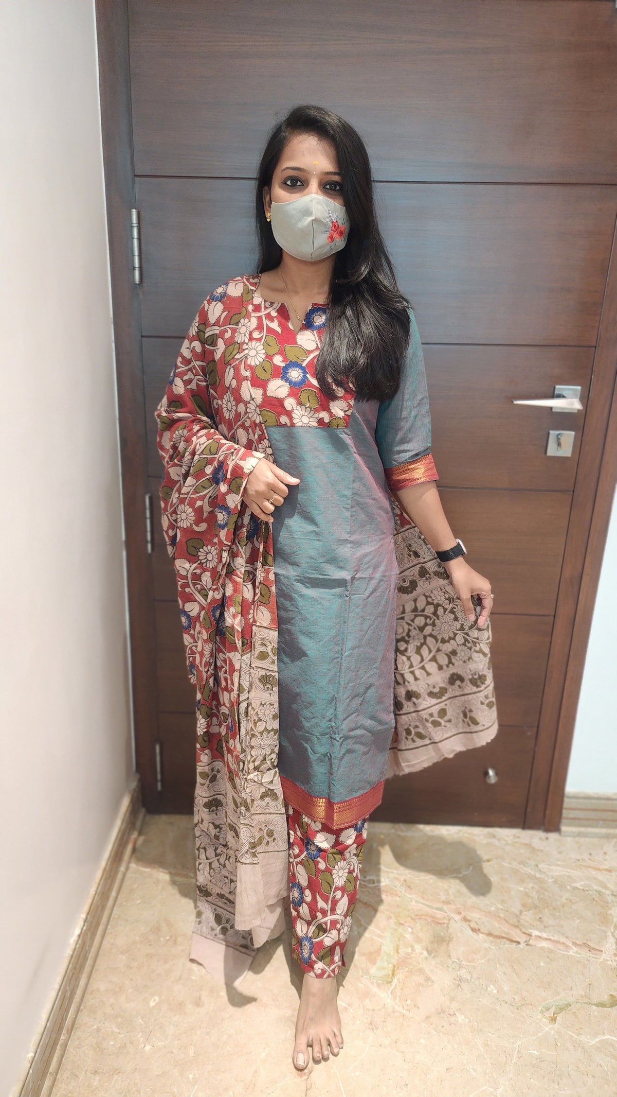 Floral Salwar set(12485)