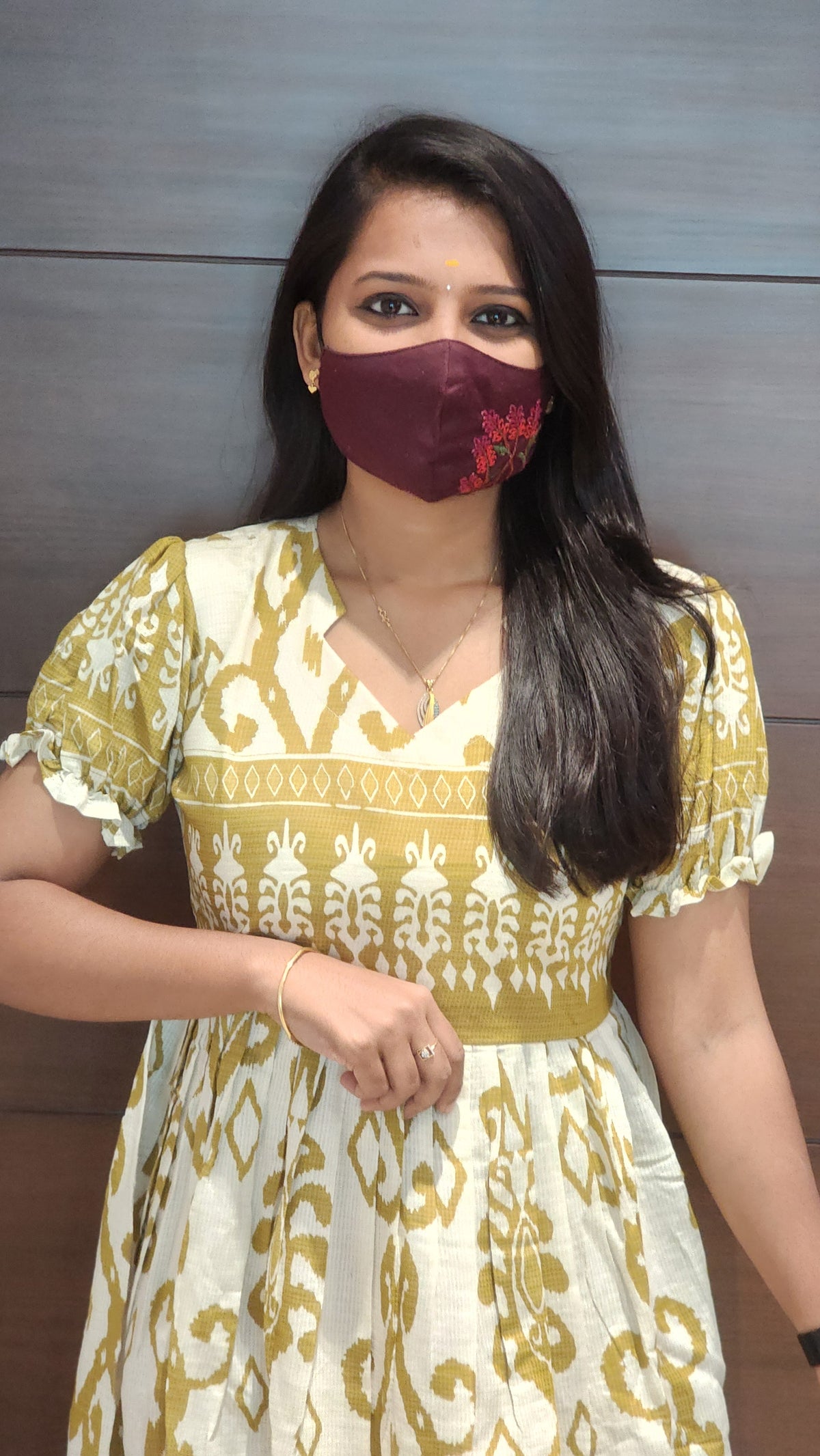 Anvika Patterned Midi(12478)