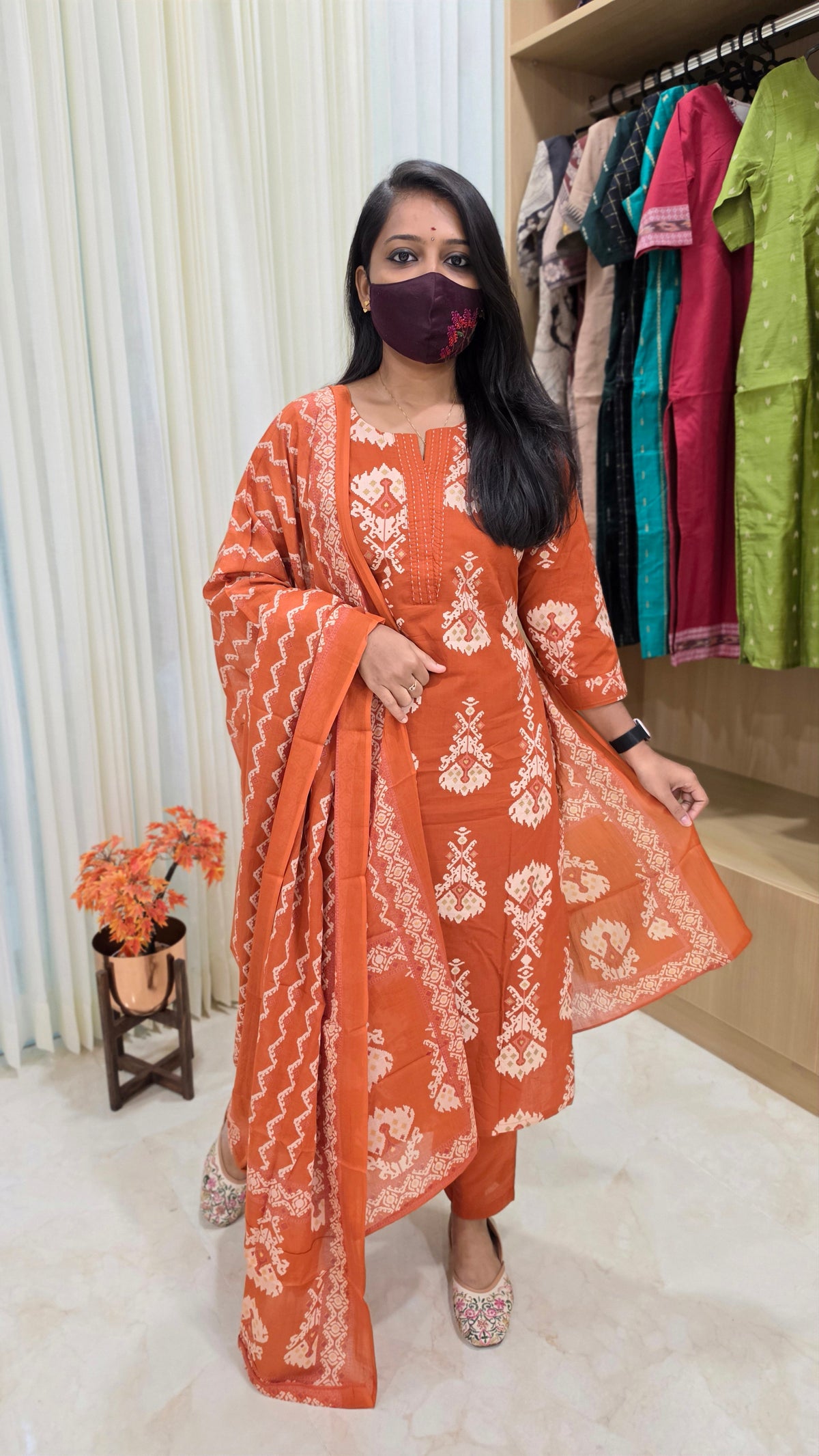 Cotton salwar set (12638)