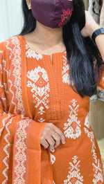 Cotton salwar set (12638)