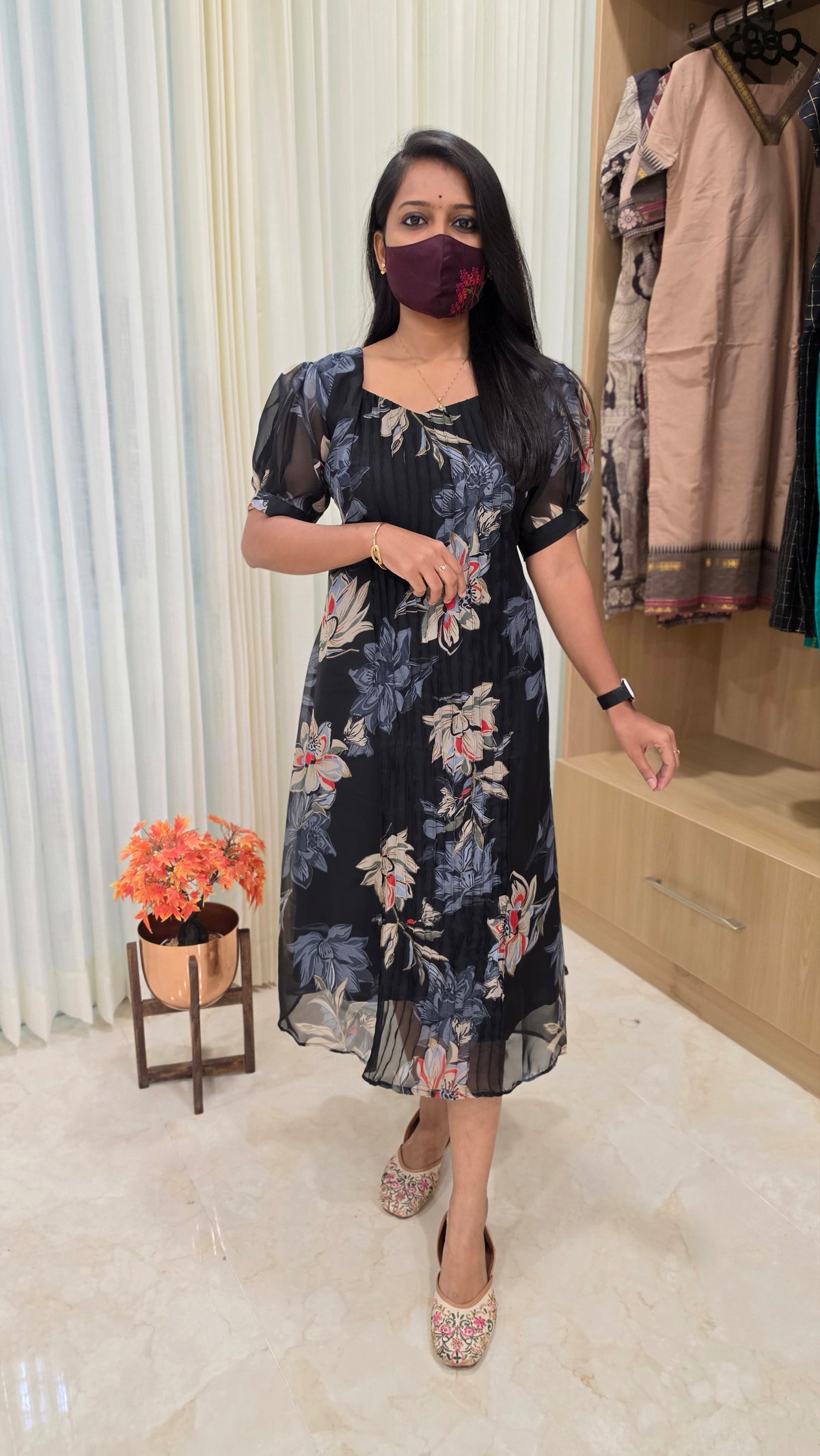 Floral Muse kurti(12649)