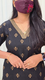 Office Wear kurti-Embroidery kurti(12658)