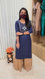 Office Wear kurti-Embroidery kurti(12662)