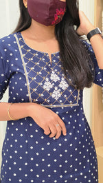 Office Wear kurti-Embroidery kurti(12662)