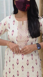 Office Wear kurti-Embroidery kurti(12659)