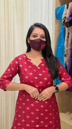 Office Wear kurti-Embroidery kurti(12663)