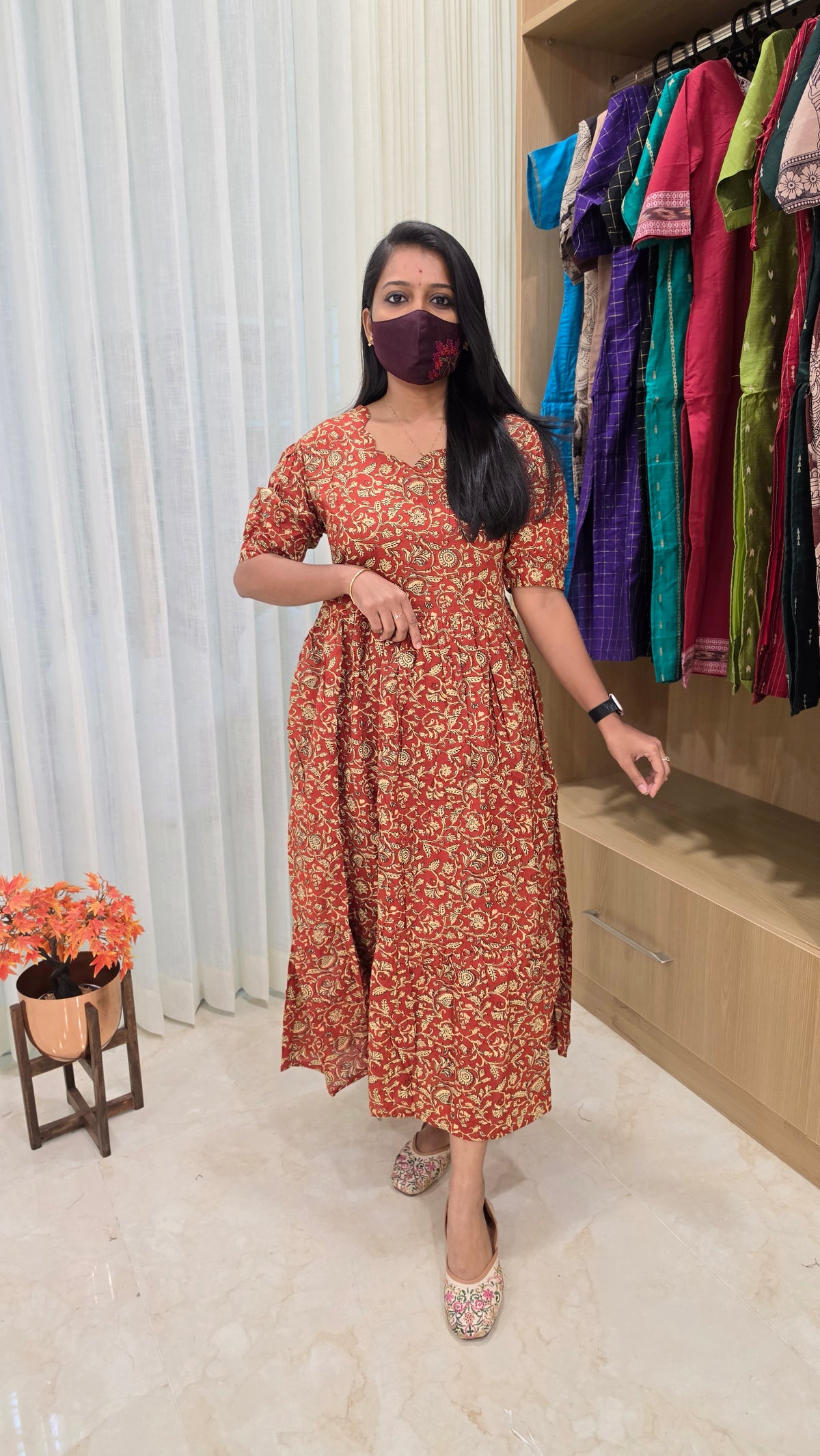 Western wear frock(12707)
