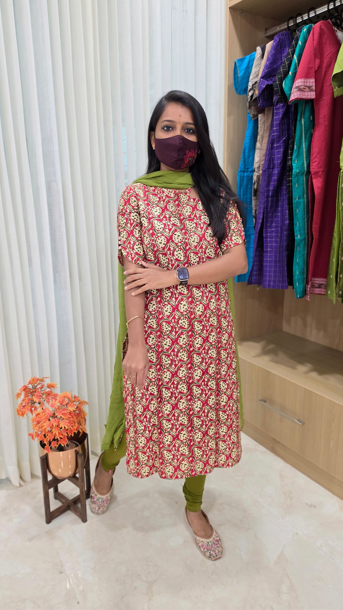 Kalamkari Kurti(12695)