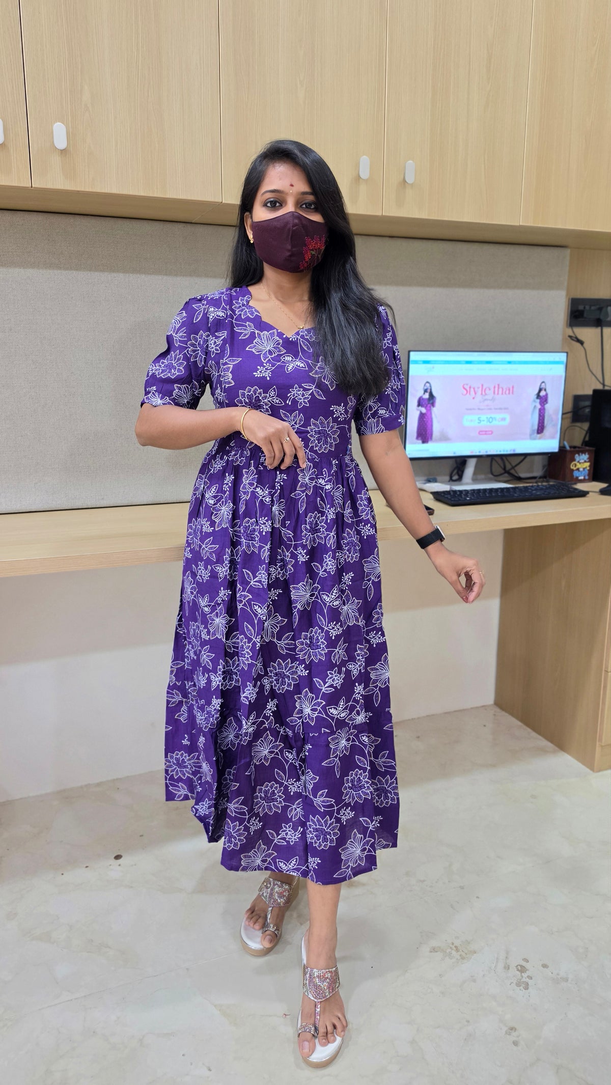 Western wear frock(Feeding)(12764)