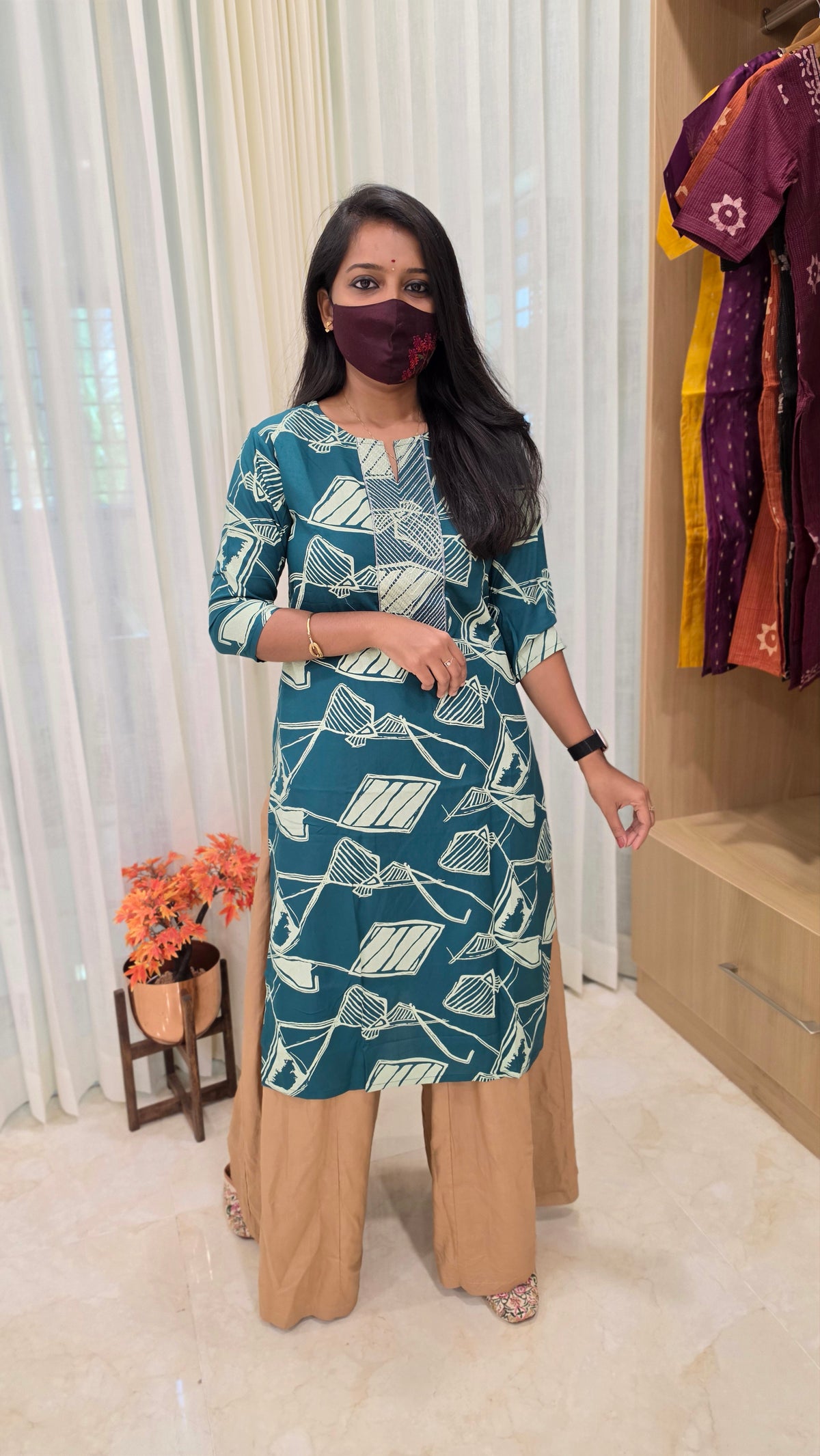Office Wear - Embroidery(12825)