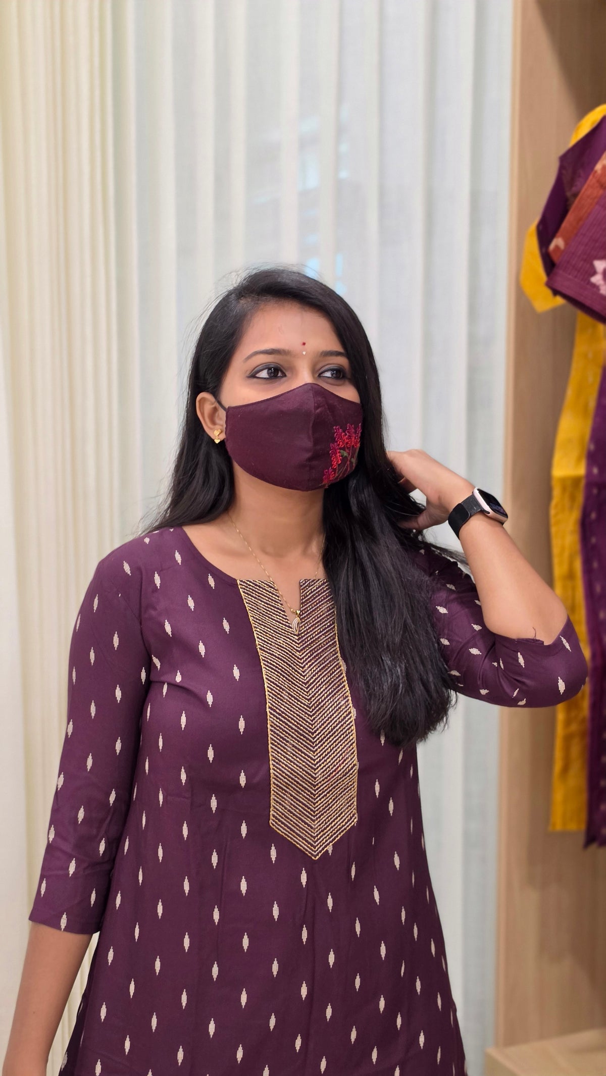 Office Wear - Embroidery(12827)