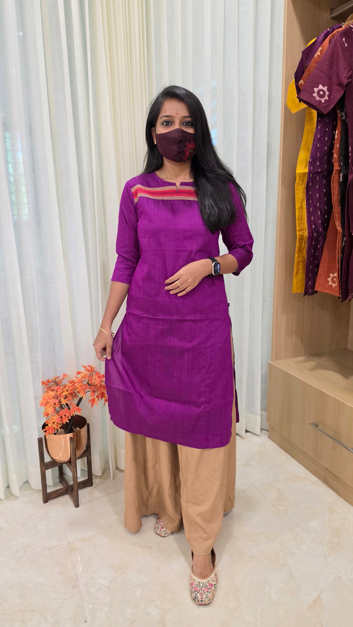 Office Wear - Embroidery(12828)