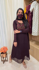 Ethnic Salwar set(Kurti+Dupatta)(12870)