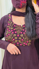 Ethnic Salwar set(Kurti+Dupatta)(12870)