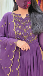 Ethnic Salwar set(Kurti+Dupatta)(12915)