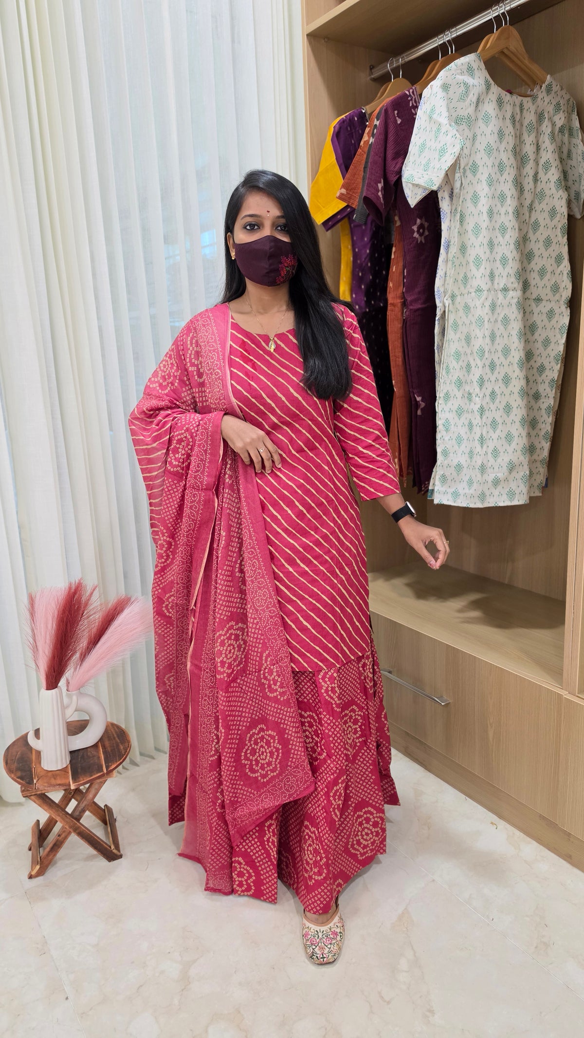 Flared Kurta Set(12983)