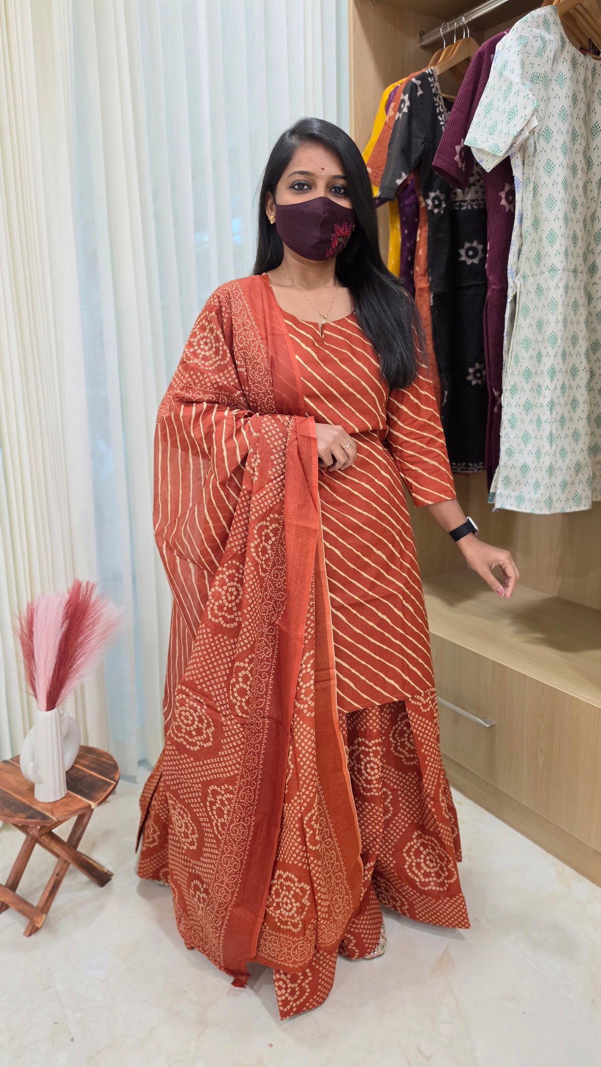 Flared Kurta Set(12985)