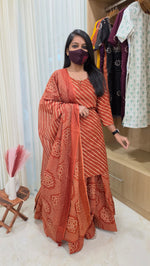 Flared Kurta Set(12985)