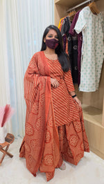 Flared Kurta Set(12985)