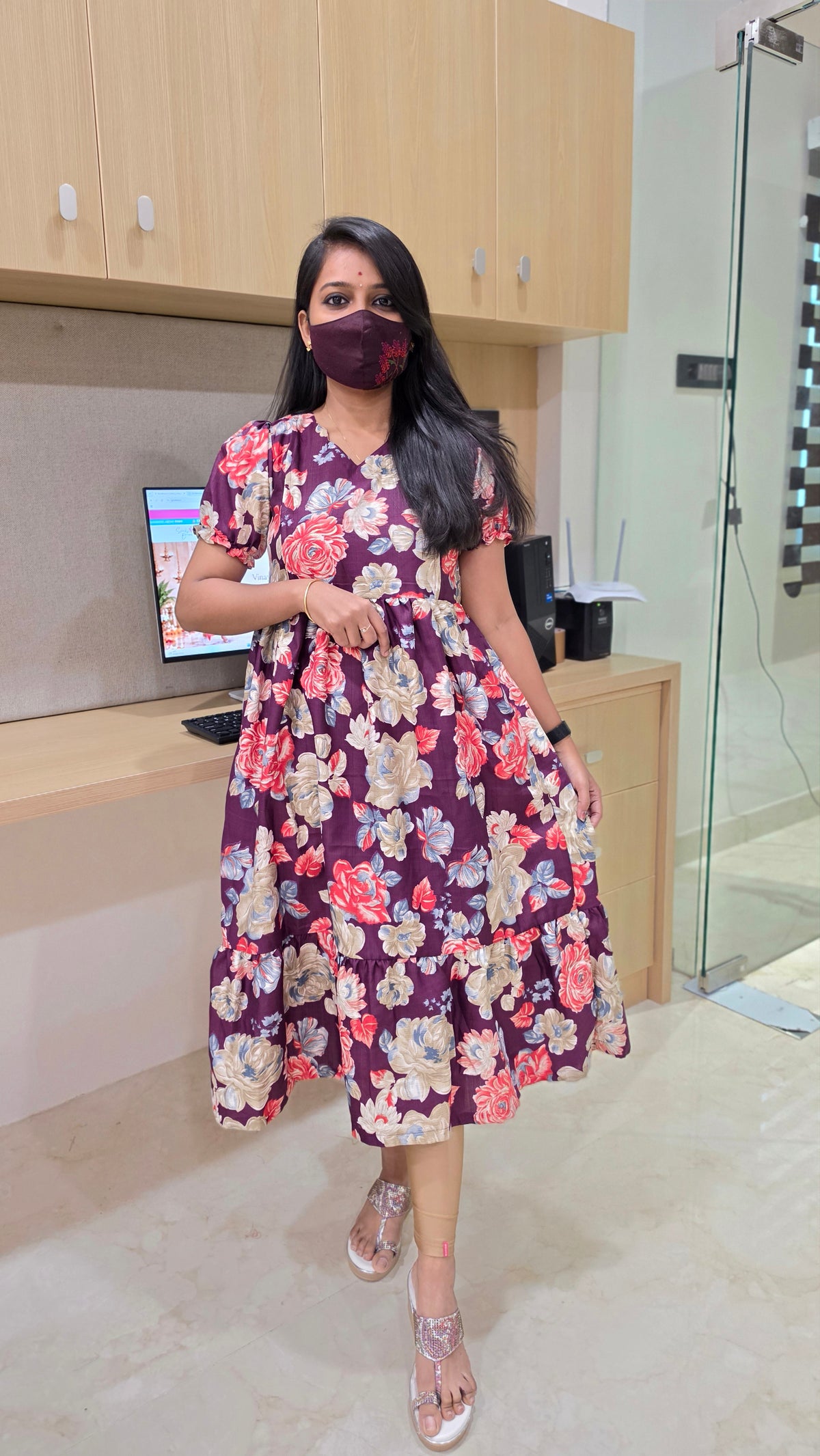 Western wear frock(Feeding)(12978)