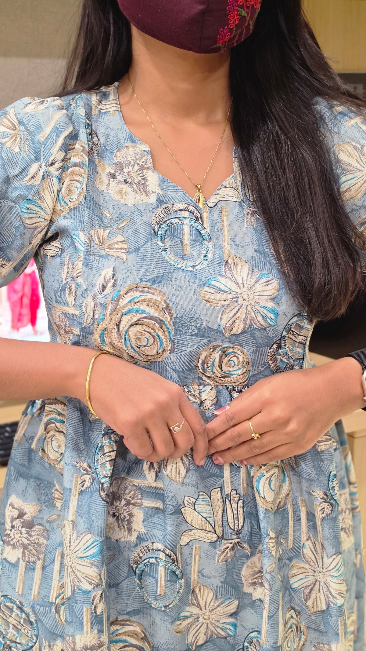 Western wear frock(Feeding)(12977)