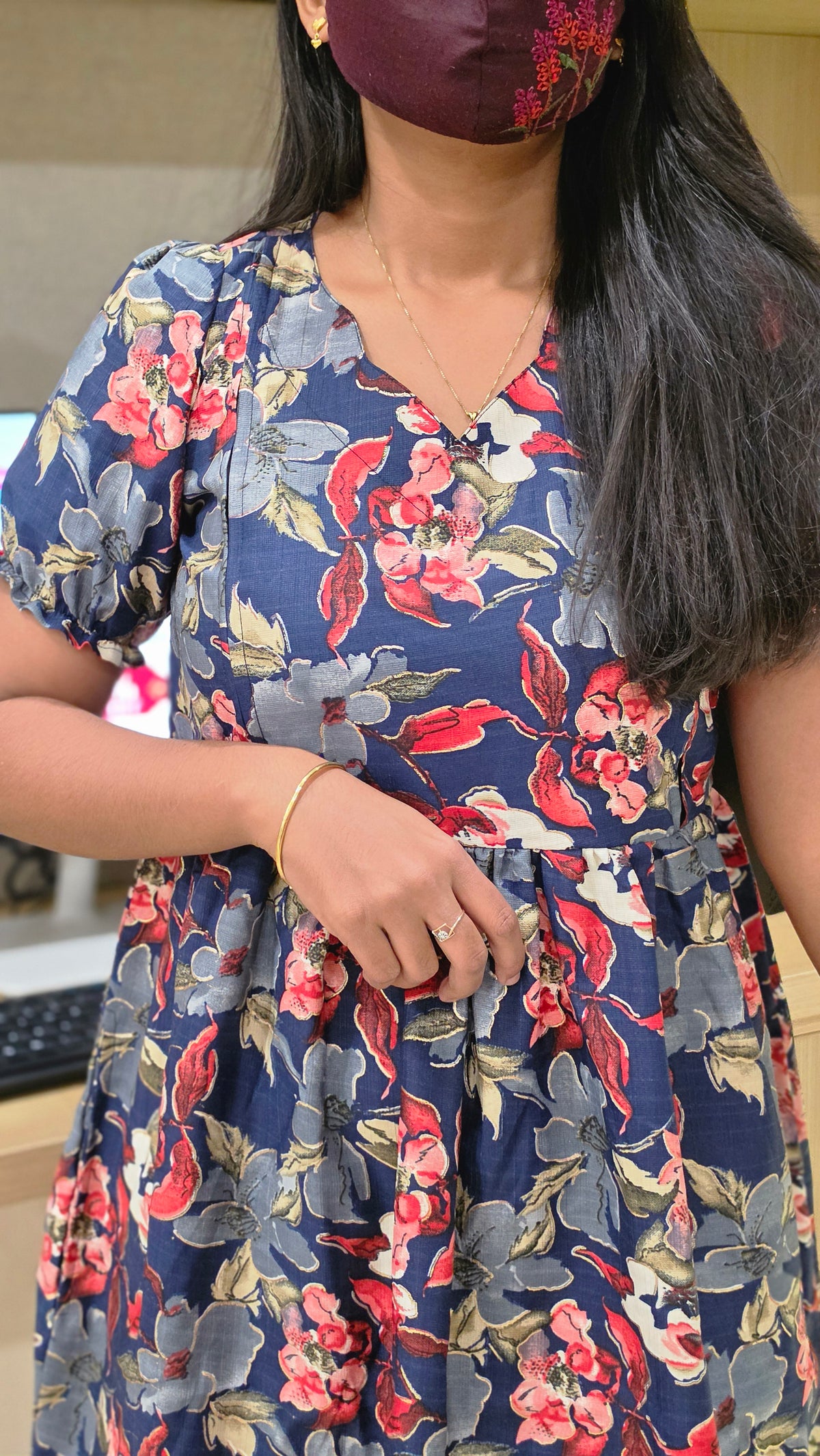 Western wear frock(Feeding)(12974)
