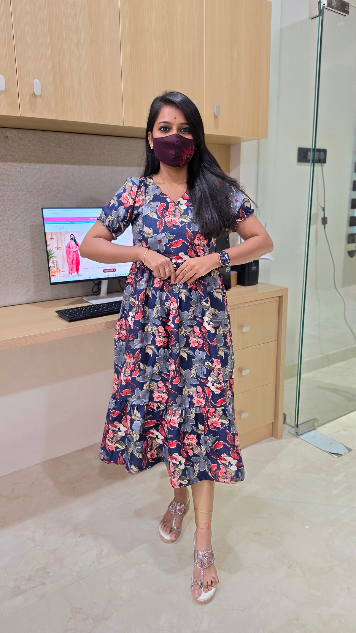 Western wear frock(Feeding)(12974)