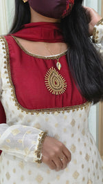 Ethnic Salwar set(Kurti+Dupatta)(12992)