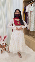 Ethnic Salwar set(Kurti+Dupatta)(12992)