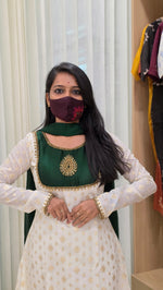Ethnic Salwar set(Kurti+Dupatta)(12994)