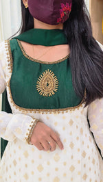 Ethnic Salwar set(Kurti+Dupatta)(12994)