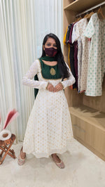 Ethnic Salwar set(Kurti+Dupatta)(12994)
