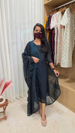 Ethnic Salwar set(Kurti+Dupatta)(13019)