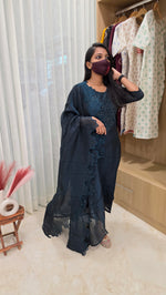 Ethnic Salwar set(Kurti+Dupatta)(13019)