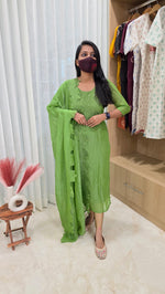 Ethnic Salwar set(Kurti+Dupatta) (13020)