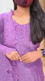 Ethnic Salwar set(Kurti+Dupatta) (13021)