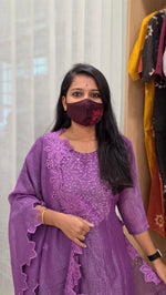 Ethnic Salwar set(Kurti+Dupatta) (13021)