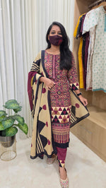 Cotton salwar set(13085)