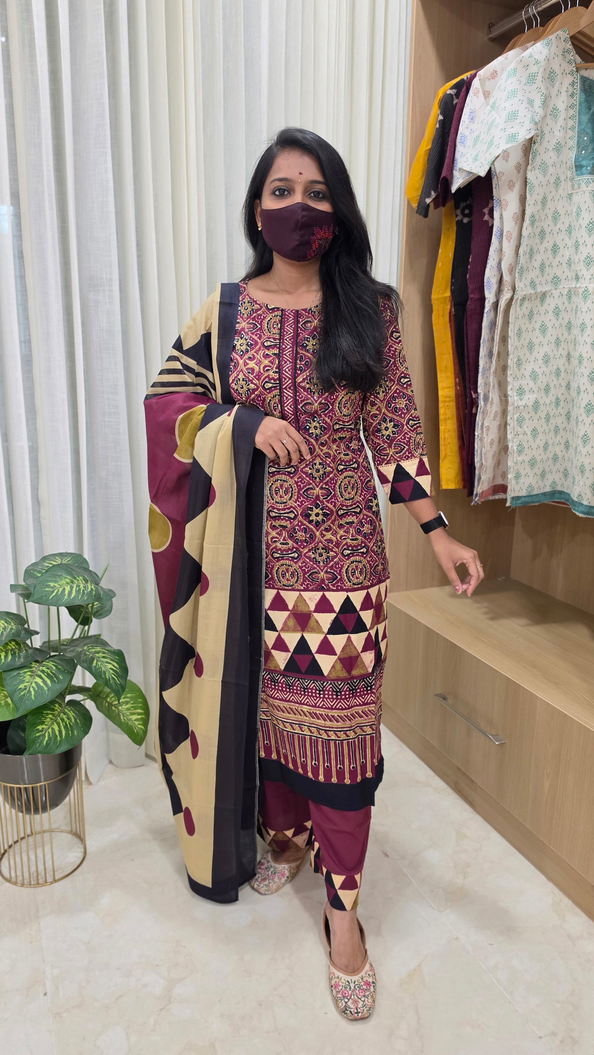 Cotton salwar set(13085)