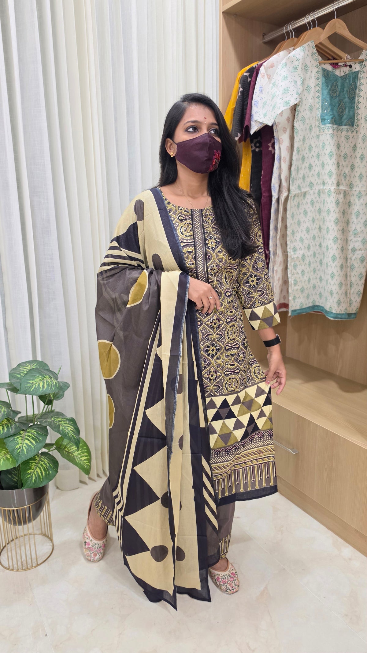 Cotton salwar set(13084)