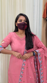 Venmuyal Salwar set(Kurti+Dupatta)(13137)