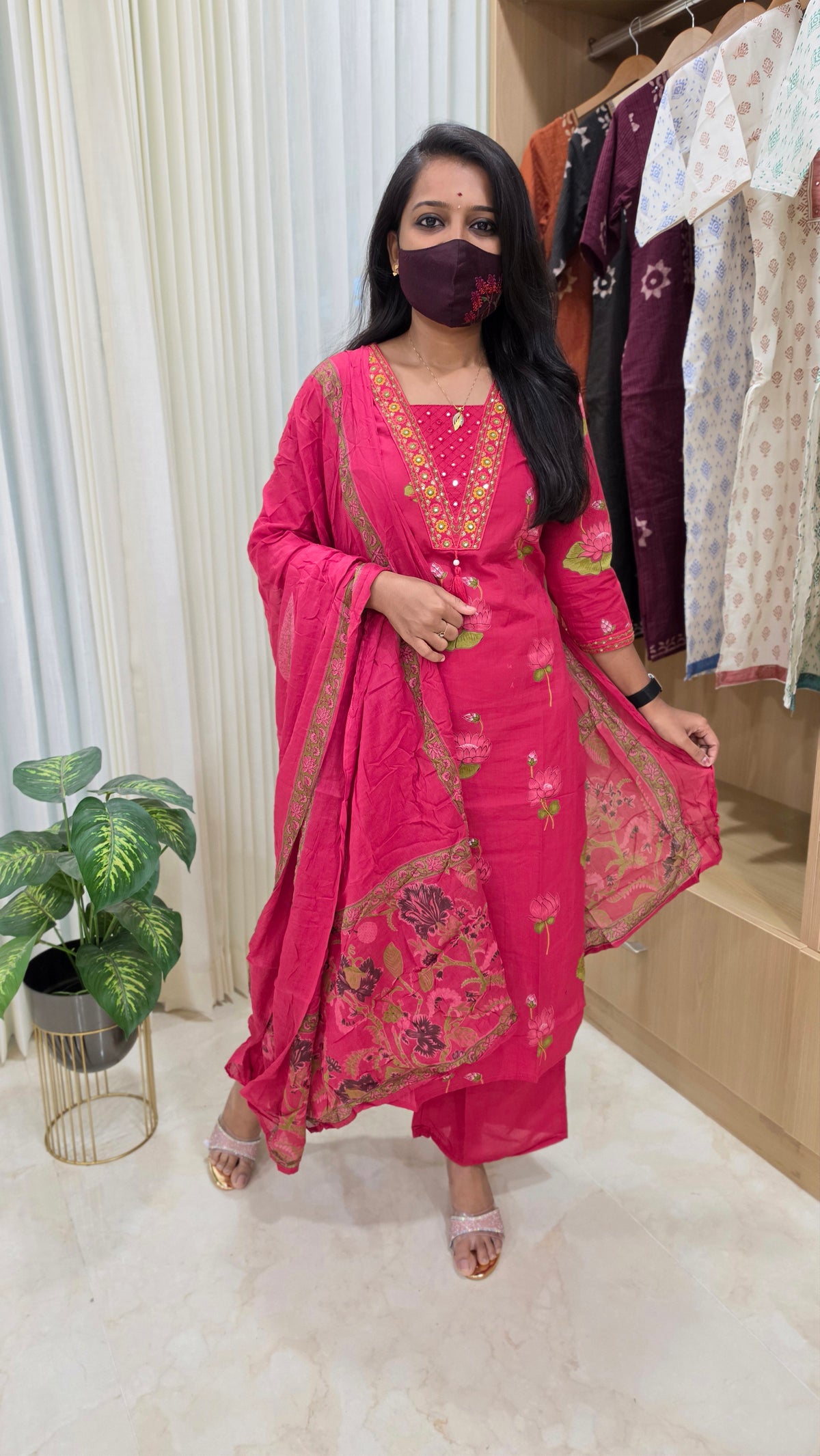 Cotton salwar set(13156)