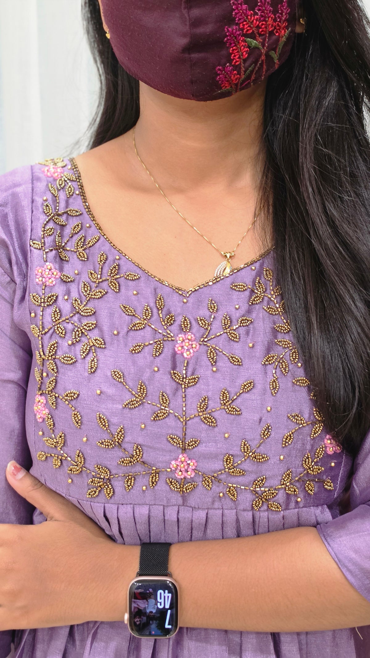 Aruvi - Handwork Kurti(13230)