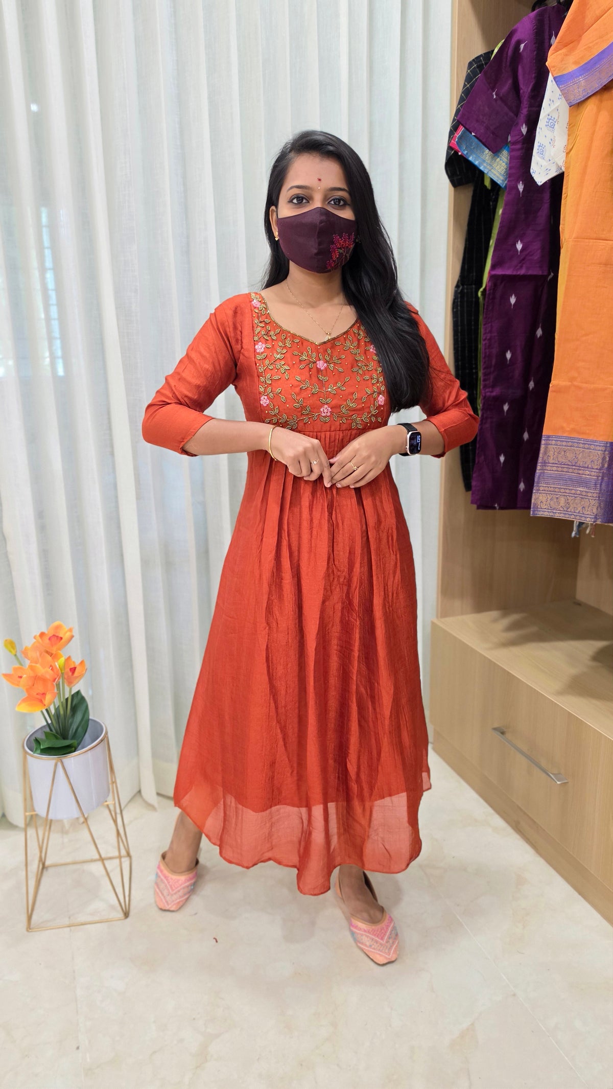 Aruvi - Handwork Kurti(13231)