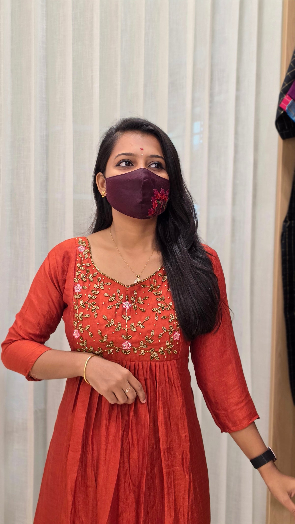 Aruvi - Handwork Kurti(13231)