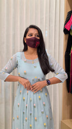 bud rose kurti(13404)