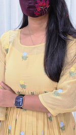 bud rose kurti(13405)