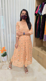bud rose kurti(13406)