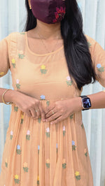 bud rose kurti(13406)