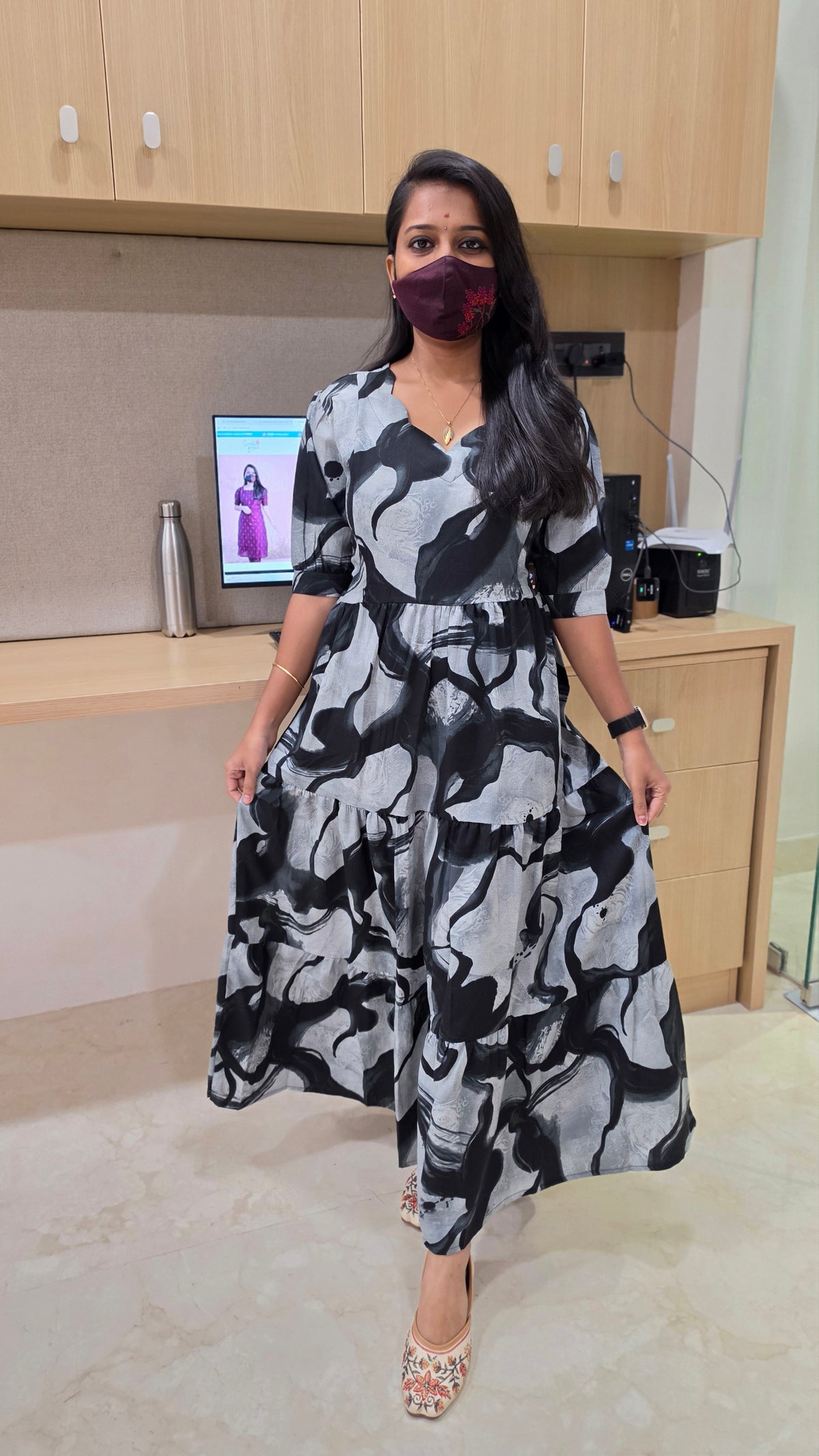 Western wear frock(Feeding)(13194)